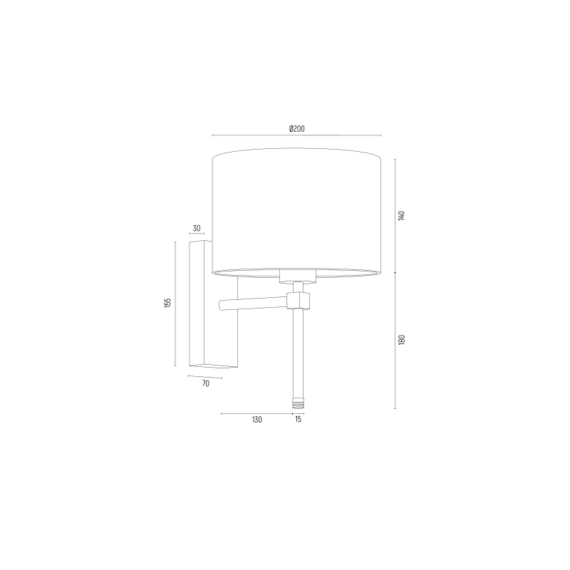 Kinkiet ABBANO 8050