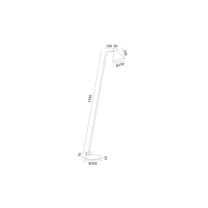 Lampa podłogowa AVALONE 8001