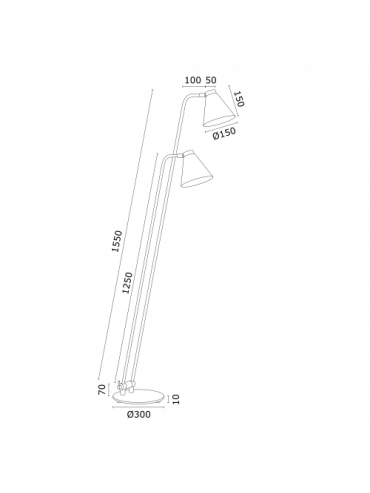 Lampa podłogowa AVALONE 7076