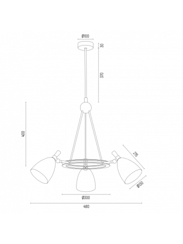 Żyrandol CHARLOTTE 6148