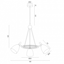 Żyrandol CHARLOTTE 6149