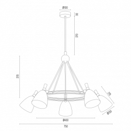 Żyrandol CHARLOTTE 2118