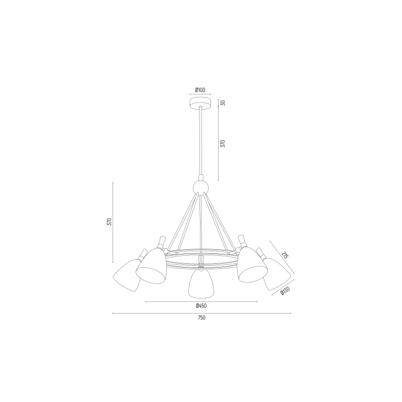 Żyrandol CHARLOTTE 2118