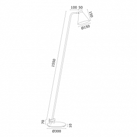 Lampa podłogowa AVALONE 8003