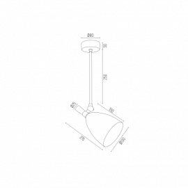 Lampa wisząca CHARLOTTE 4684