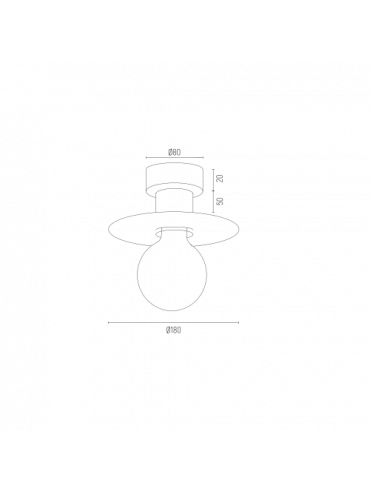 Lampa sufitowa CORSO 3882
