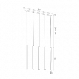 Lampa wisząca ETNA PLUS 2136