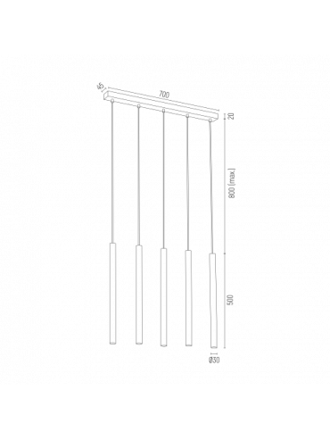 Lampa wisząca ETNA PLUS 2136