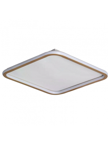 Plafon LED 30W Kwadratowy Złoty CCT 3000K/4000K/6000K 40x40cm Abruzzo Angelo ABR-PLK-30W-40CM-CCT
