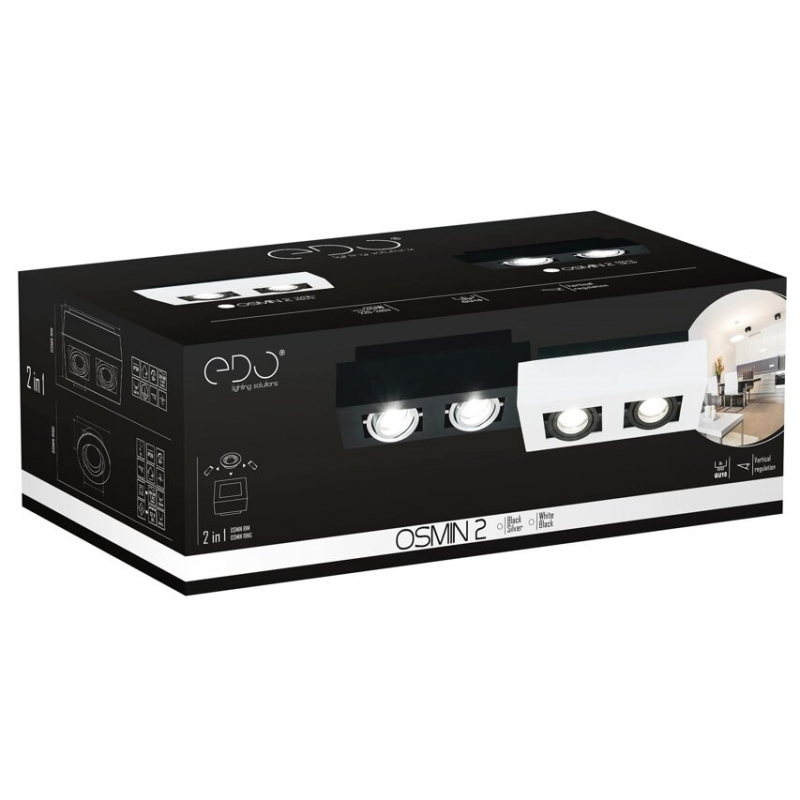 Spot OSMIN 2 White Black EDO777145