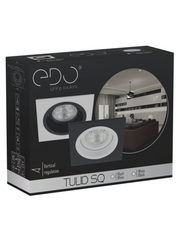 Spot TULID SQ White Black EDO777449