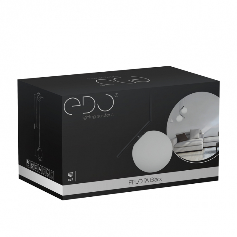 Lampa wisząca PELOTA Black EDO777102