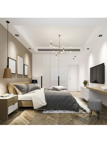 Spot AKTYN 1 SQ Black EDO777123