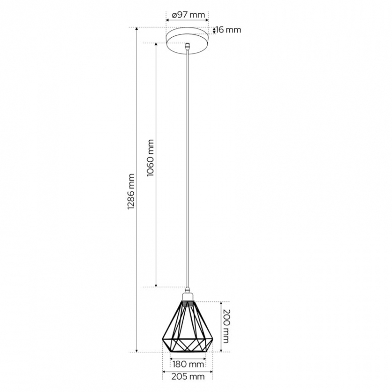 Lampa wisząca ALAMBRA LARGO EDO777193