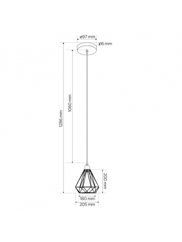 Lampa wisząca ALAMBRA LARGO EDO777193