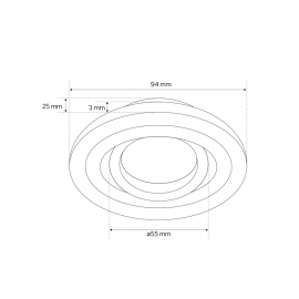 Spot CERI 1 OV Silver EDO777140