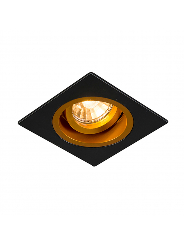 Spot CHUCK DL SQUARE BLACK- GOLD 92706