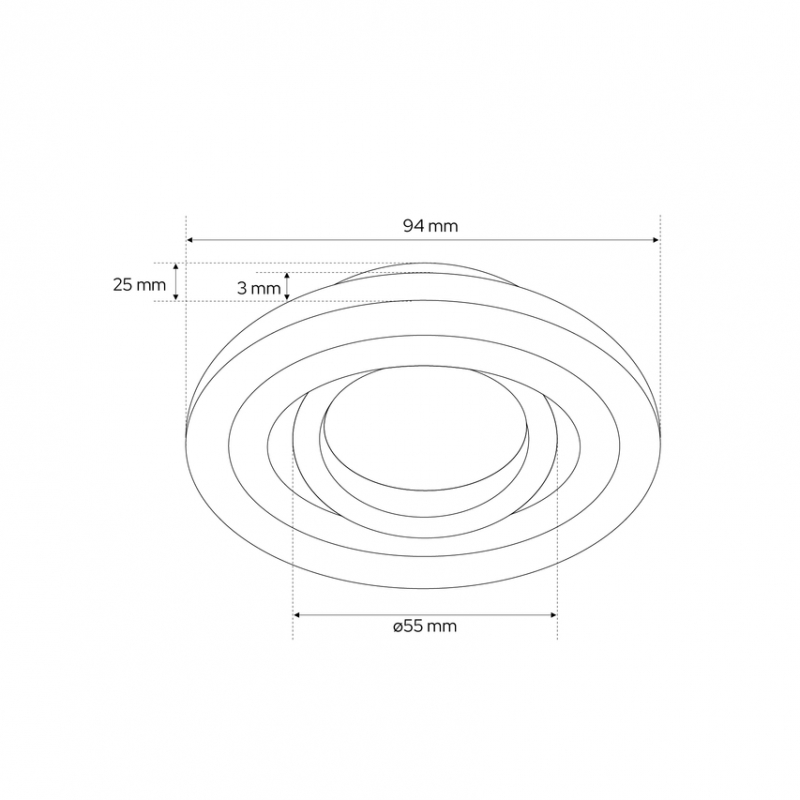 Spot CERI 1 OV White EDO777149