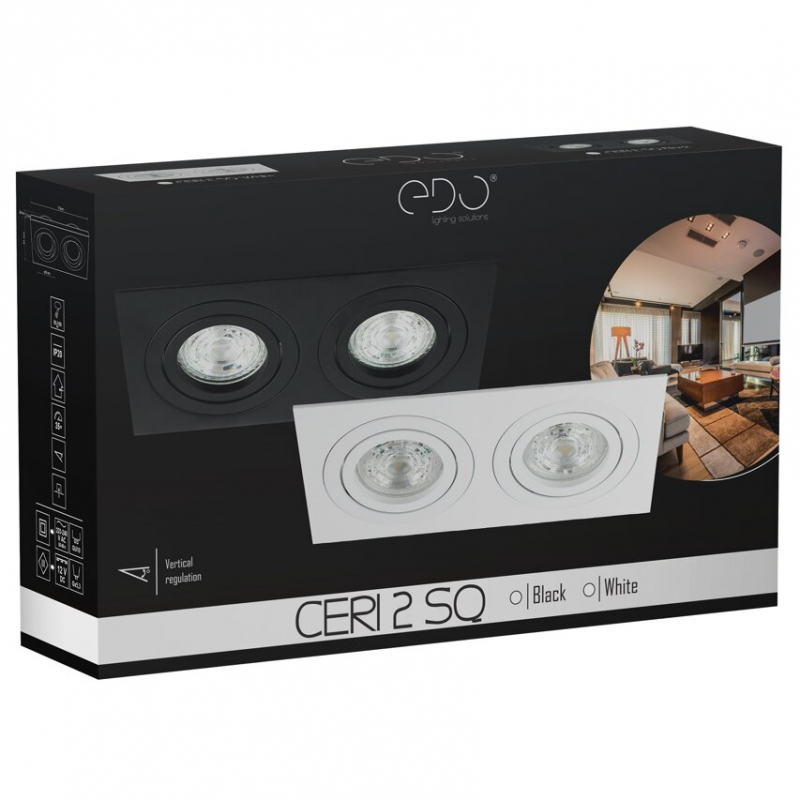 Pierścień dekoracyjny SKAND 1 MINI Black EDO777475
