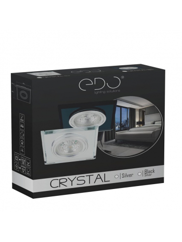 Spot CRYSTAL Black Silver EDO777131