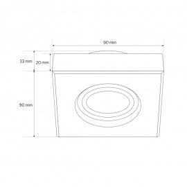 Spot CRYSTAL Grande Silver EDO777132