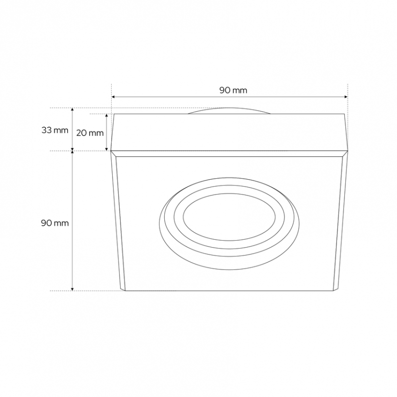 Spot CRYSTAL Grande Silver EDO777132