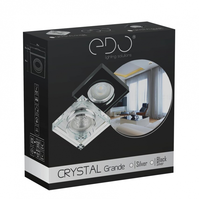 Spot CRYSTAL Grande Silver EDO777132