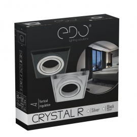 Spot CRYSTAL R Black Silver EDO777405