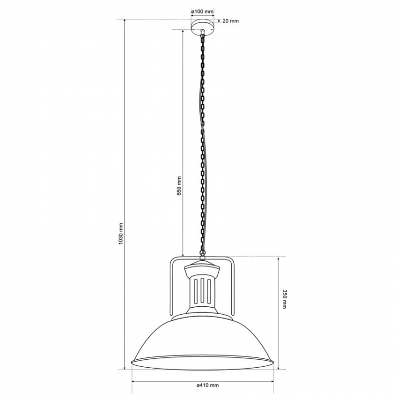 Lampa wisząca GRAVIS EDO777185