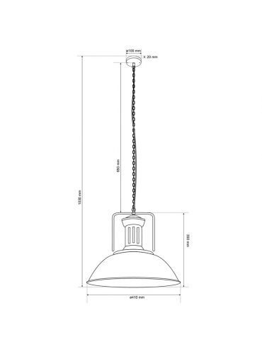 Lampa wisząca GRAVIS EDO777185