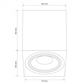 Spot HALIS SQ Black EDO777333