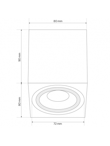Spot HALIS SQ White EDO777332