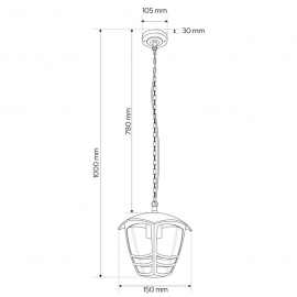 Lampa wisząca IMMA Black C EDO777383