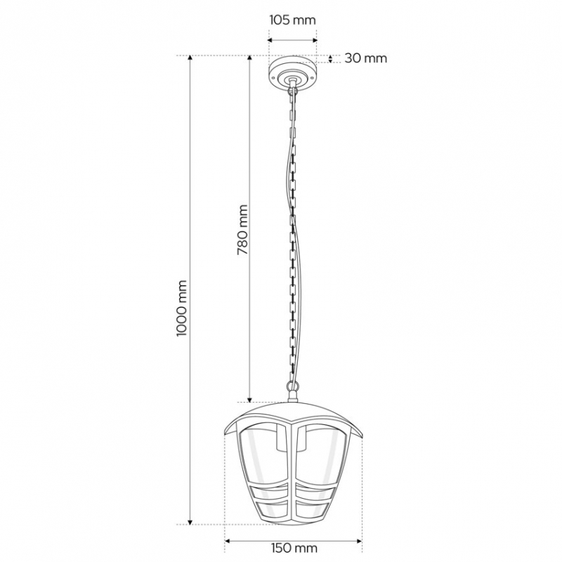 Lampa wisząca IMMA Black C EDO777383