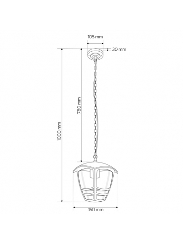 Lampa wisząca IMMA Black C EDO777383