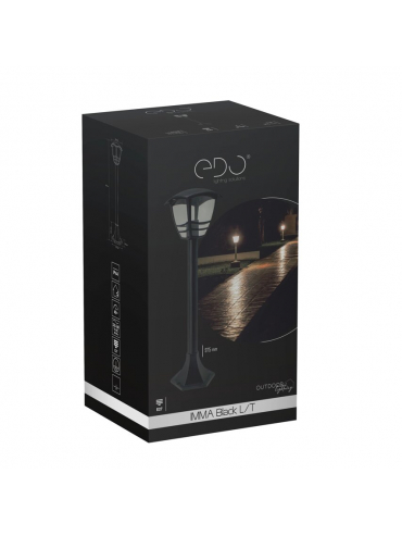 Słupek oświetleniowy IMMA Black L/T EDO777384