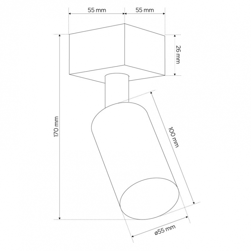 Spot MALGA 1 Black EDO777347
