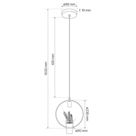 Lampa wisząca MEA Round EDO777544