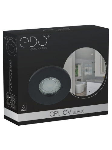 Kinkiet OPIL OV Black EDO777335