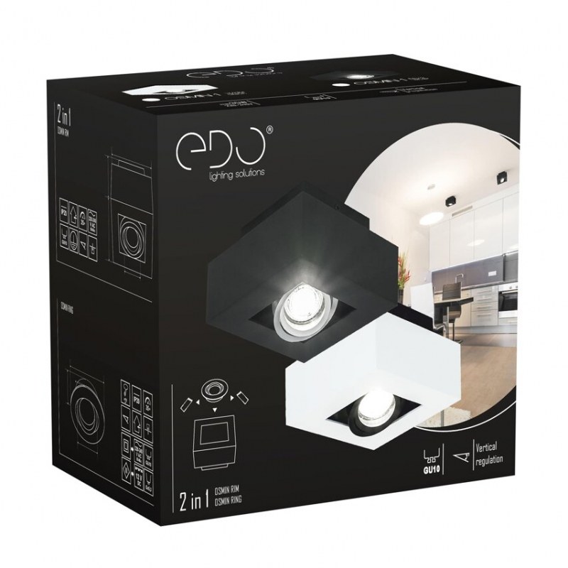 Spot OSMIN 1 Black Silver EDO777142