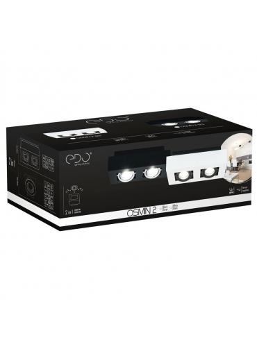 Spot OSMIN 2 Black Silver EDO777144