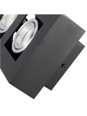 Spot OSMIN 3 Black Silver EDO777426