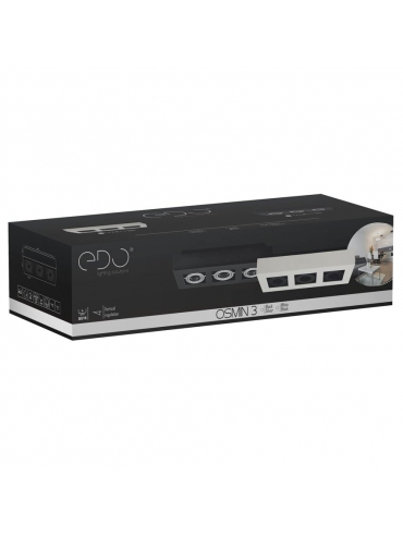 Spot OSMIN 3 Black Silver EDO777426