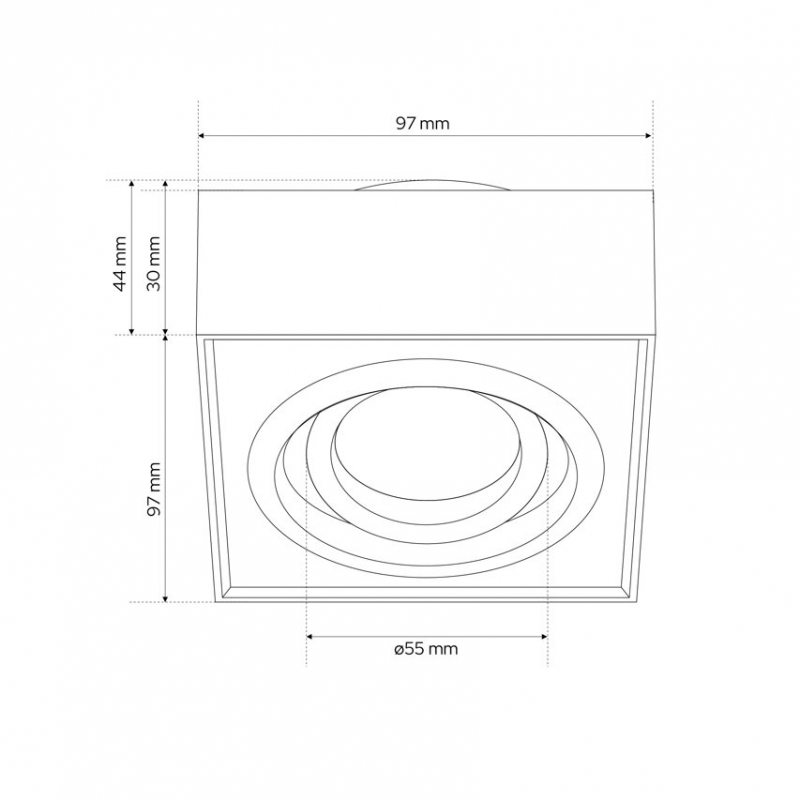 Spot PALLAD 1 MINI White EDO777124