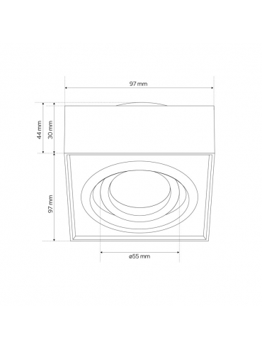 Spot PALLAD 1 MINI White EDO777124