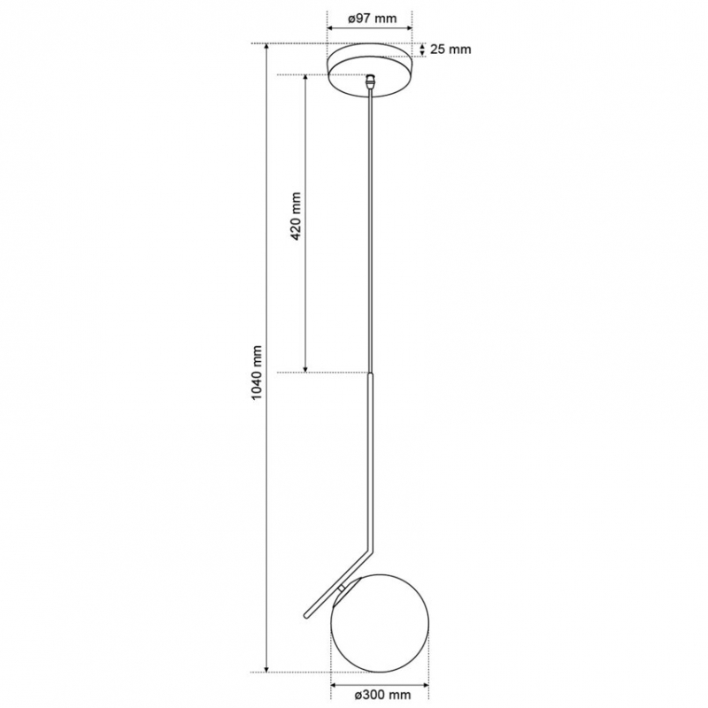 Lampa wisząca PELOTA EDO777202