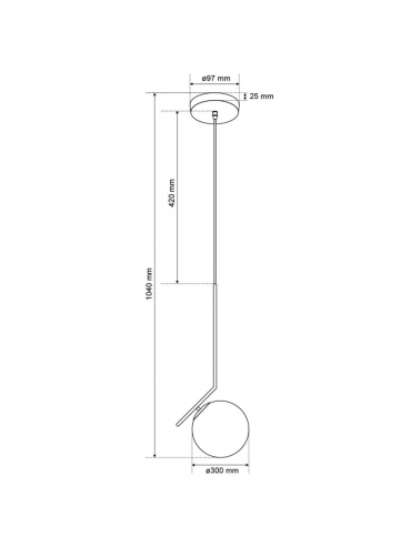 Lampa wisząca PELOTA EDO777202