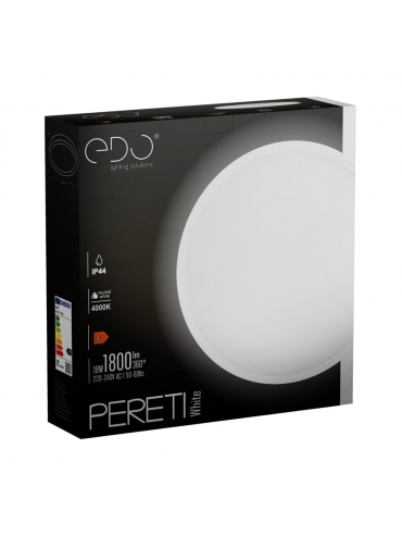 Spot PERETI 18W Biały 4000K EDO777608