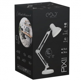 Lampa biurkowa PIXI White EDO777536