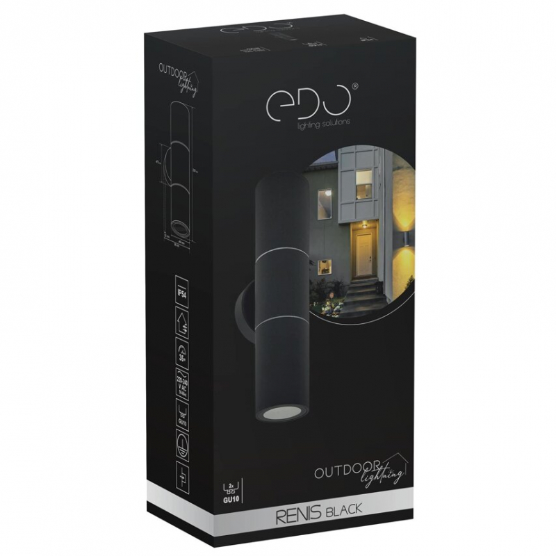 Kinkiet RENIS Black EDO777356